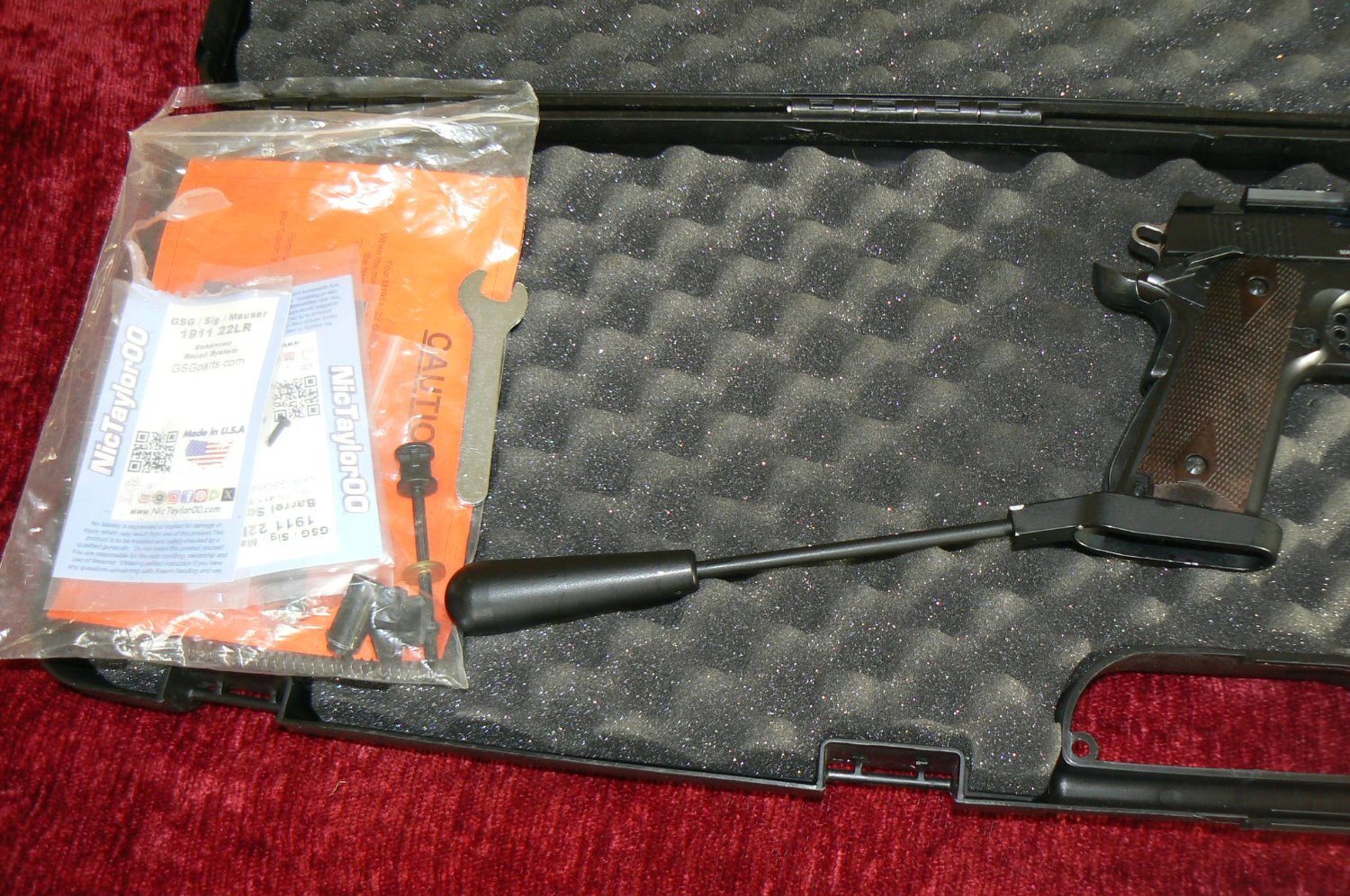 GSG - German Sport Guns GmbH 1911 LBP .22 Long Barrel - {CATEGORY} in 