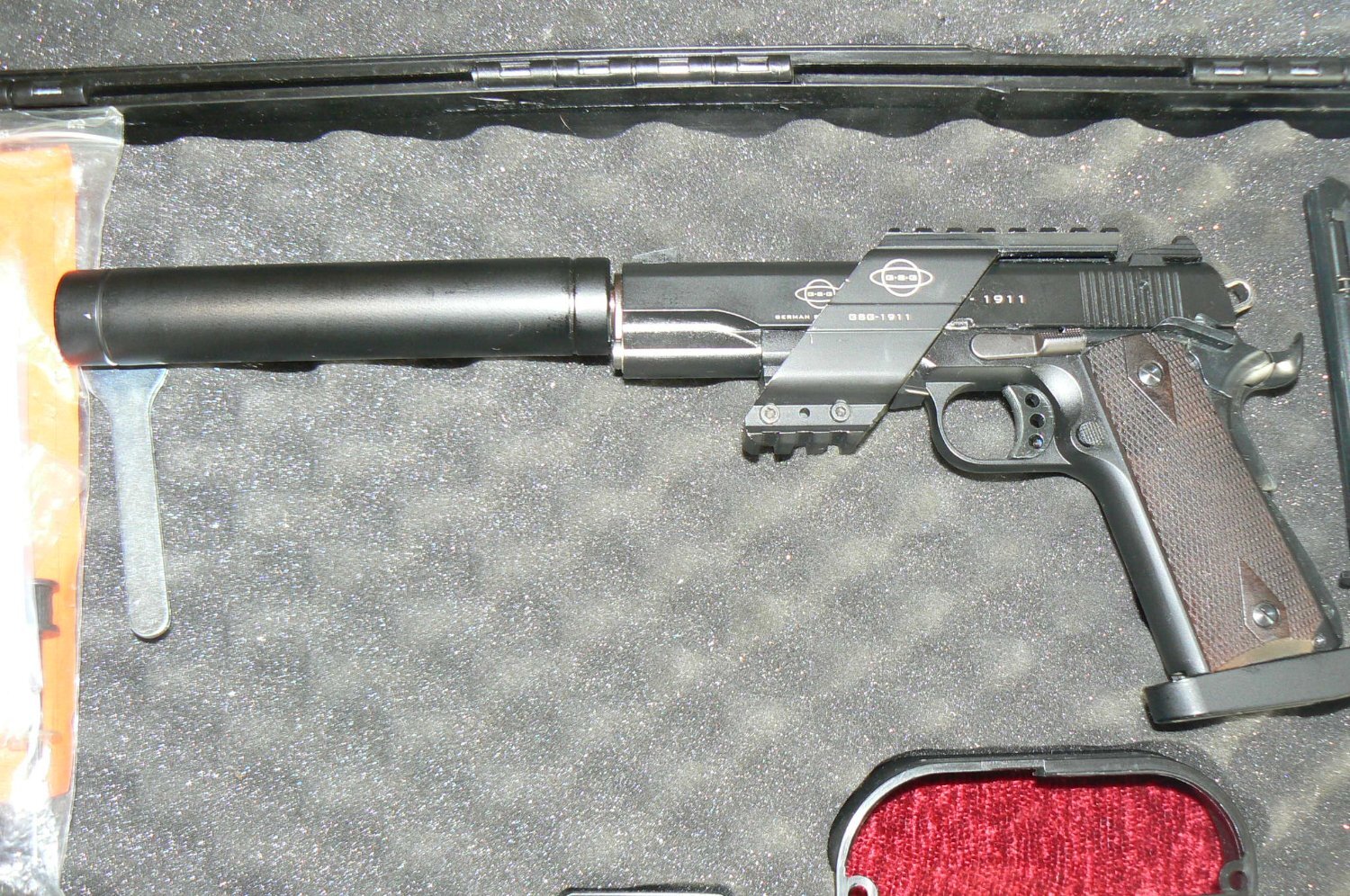 {CATEGORY} - GSG - German Sport Guns GmbH 1911 LBP .22 Long Barrel