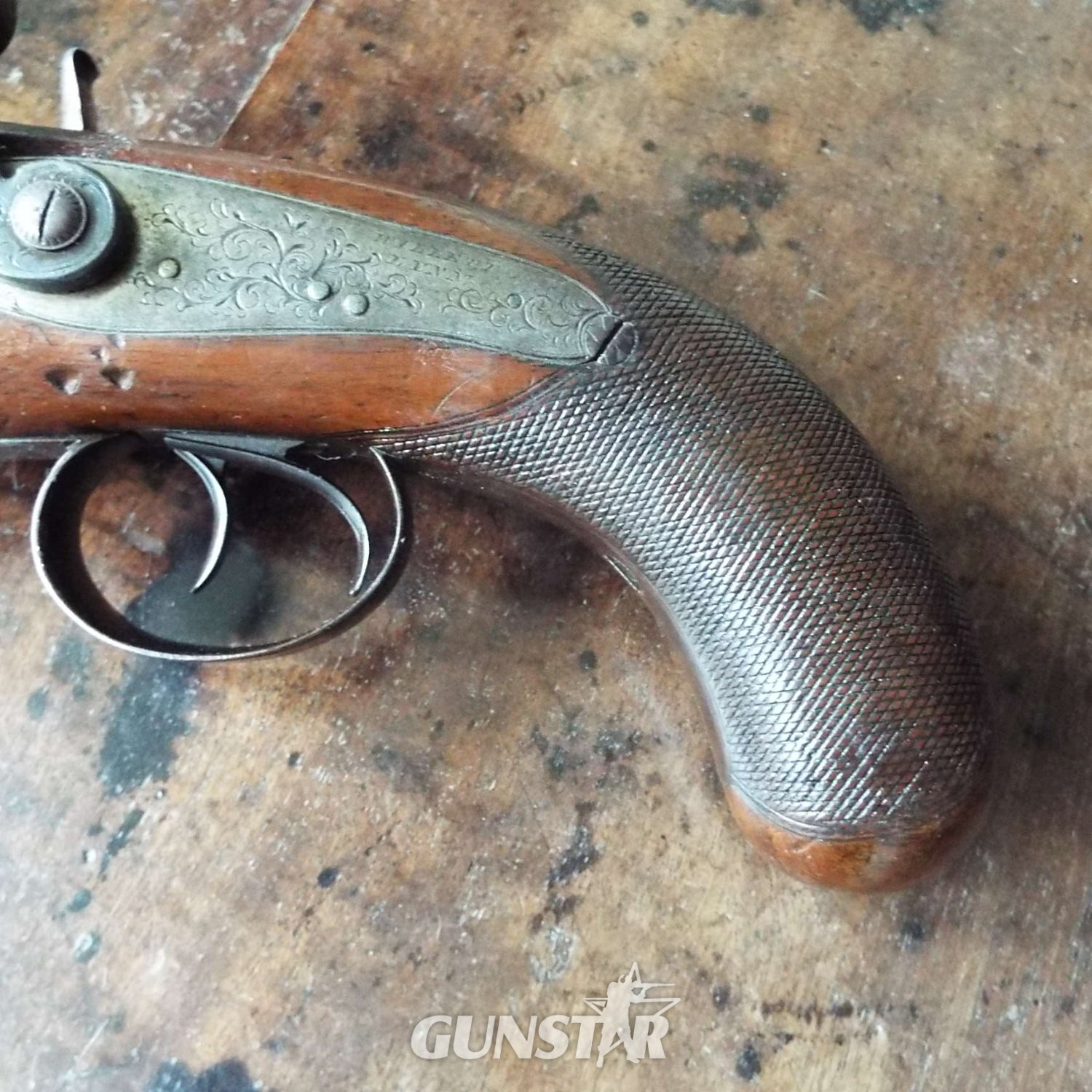 Willett 1851 Percussion Howdah Pistol .65 Cal Muzzleloader Muzzleloader 