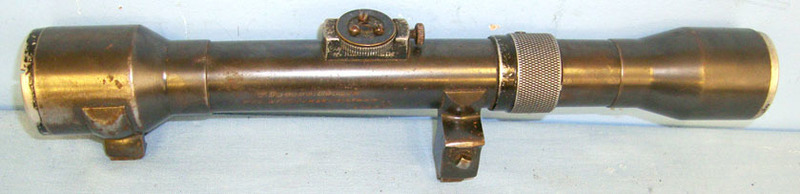 RÜDIGER HILDESHEIM 4x81 Sniper Telescopic Sight For Mauser G98 Rifles Retailed By W.Peting Berlin. Sight & Optic