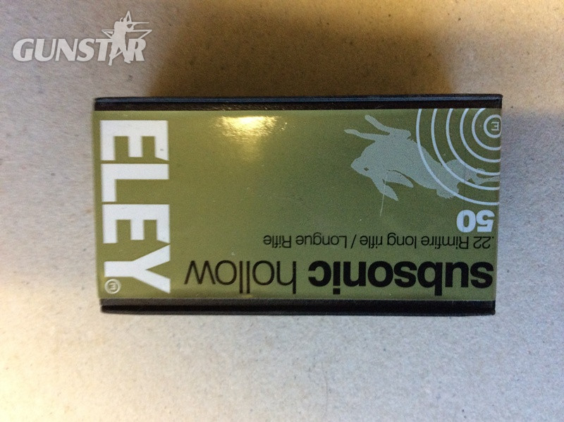 Eley (UK) Subsonic Hollow Point  Rounds in 
