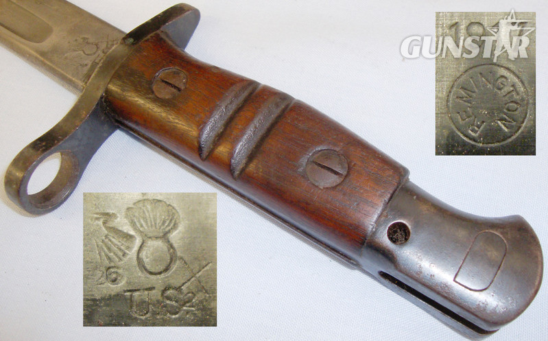 U.S. Model ‘1917’ Remington Bayonet and Scabbard. 20565:3. Bayonet