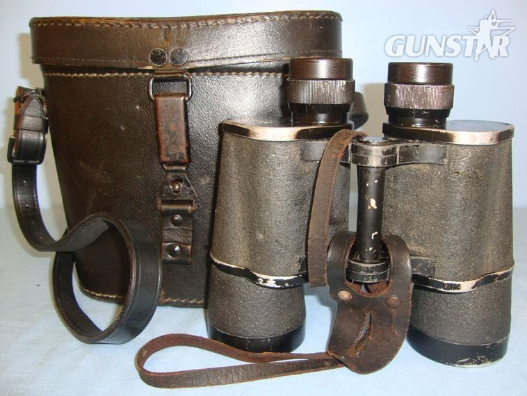 WWII Nazi German, Winter/ Russian Front (Blue Cross) Dienstglas (Service Glass), 10 X 50 Magnification, German Infantry Officer\'s Binoculars By Carl Zeiss, Jena (rln) with WW2 1941 Case by ‘htg’ Duderstadt Plant, Westphalia. Sn 10400:10. WWII Nazi German, Winter/ Russian Front (Blue Cross) Dienstglas (Service Glass), 10 X 50 Magnification, German Infantry Officer's Binoculars By Carl Zeiss, Jena (rln) with WW2 1941 Case by ‘htg’ Duderstadt Plant, Westphalia. Sn 10400:10. Sight & Optic in 