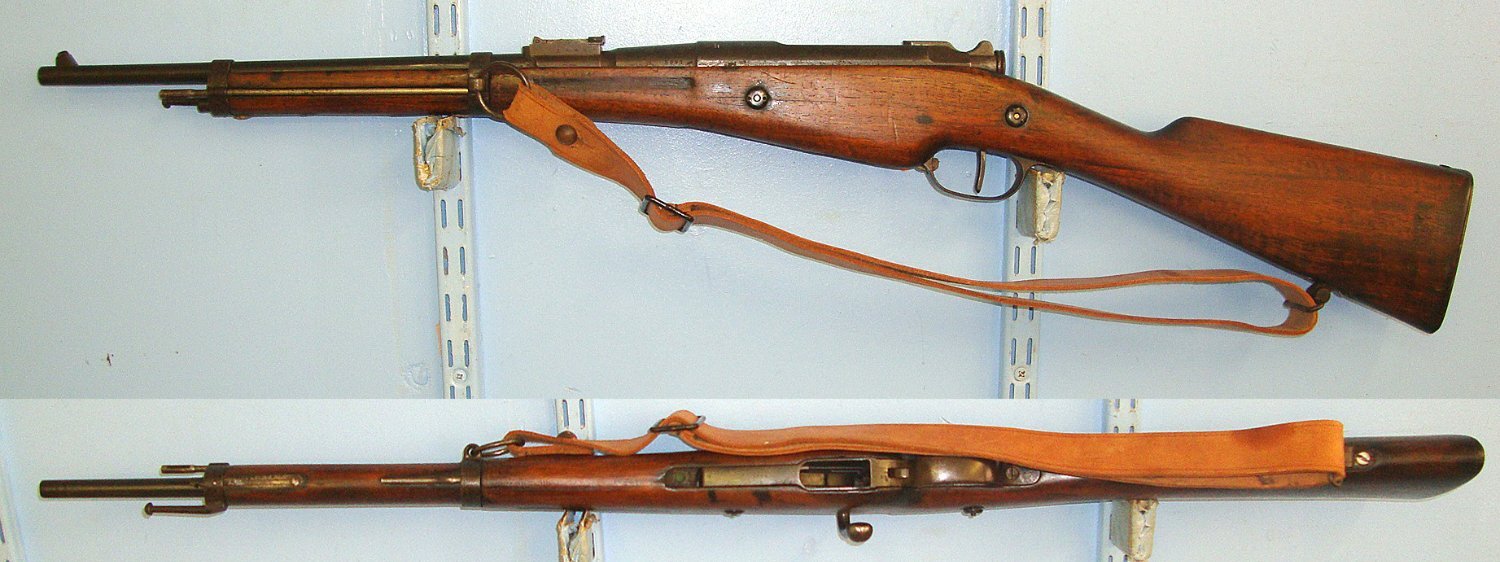  SCARCE*ALL MATCHING NUMBERS INCLUDING BOLT*WW1 Era French Berthier St Etienne Arsenal, Model 1892 8mm Calibre Bolt Action Mounted Infantry & Cavalry Carbine & Sling**UK/ EU 2026 DEACTIVATION MOVING PARTS**Sn 23593 deactivated rifle Bolt Action None Rifle