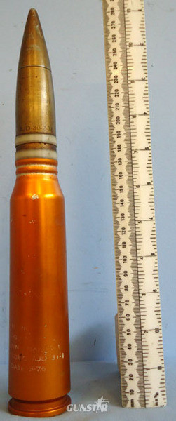 INERT DEACTIVATED. Early 1976 dated Drill Round For American GAU-8 (30x173), 7 B INERT DEACTIVATED. Early 1976 dated Drill Round For American GAU-8 (30x173), 7 B Antique & Militaria in 
