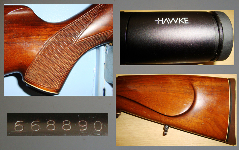 AKAH ‘Akah’ .22 Air Rifle with Hawke 3-9x50 Scope. AI 806. .22