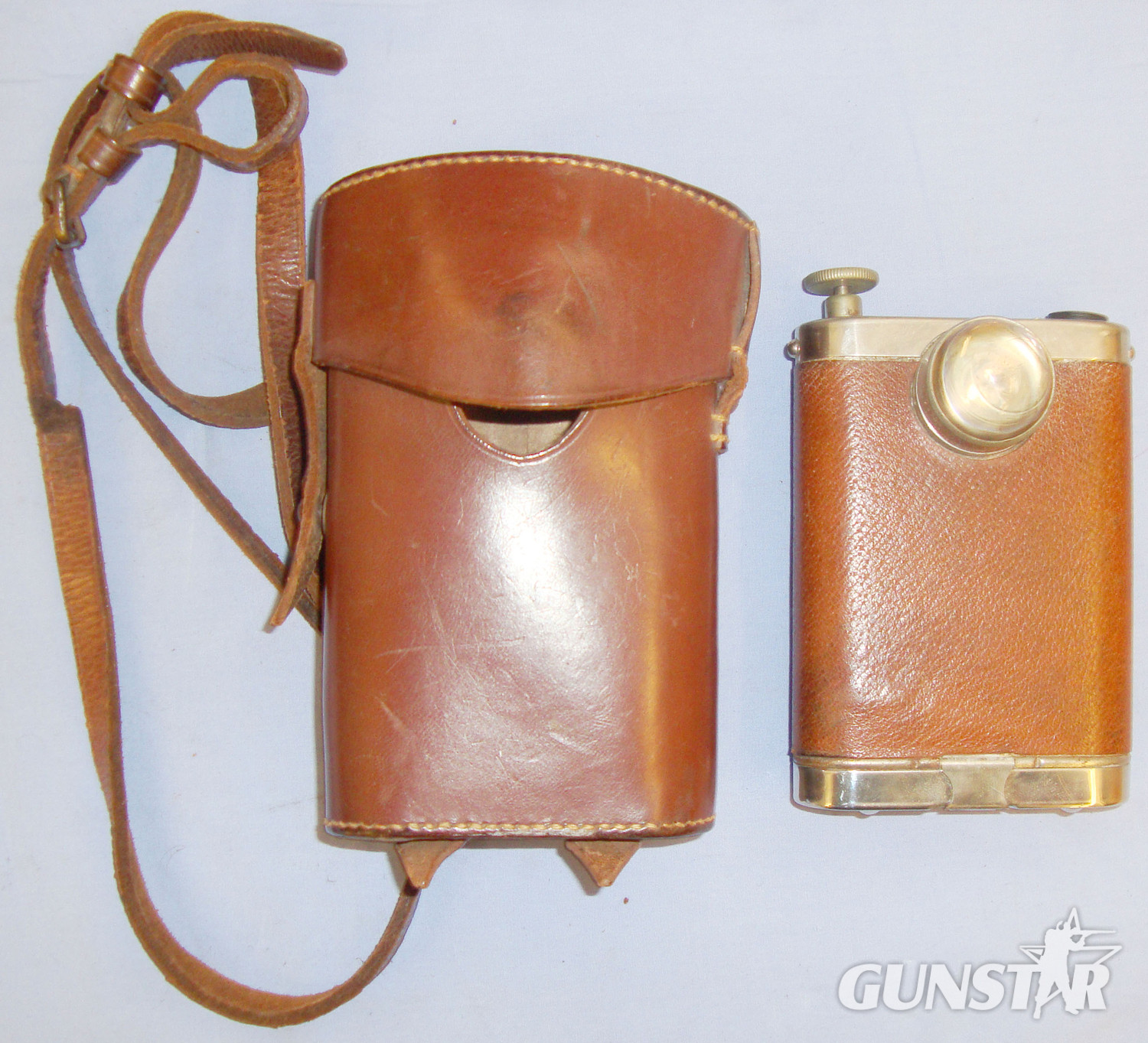 WWI Pattern British Officers Trench Lamp and Leather Case with Straps to Fit Sam Browne Equipment Belt. 20777:2. WWI Pattern British Officers Trench Lamp and Leather Case with Straps to Fit Sam Browne Equipment Belt. 20777:2. Antique & Militaria in 