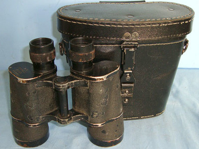 Carl Zeiss 10 X 50 Magnification, German Infantry Officer's Binoculars By 'blc' Carl Zeiss  Sight & Optic