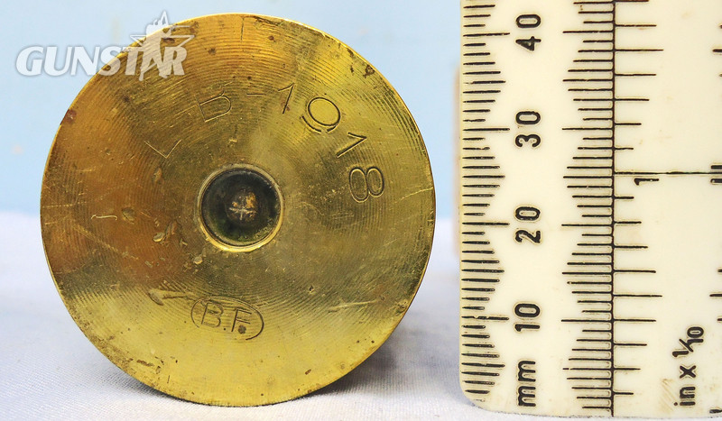 INERT DEACTIVATED. WW1 Austrian, 1918 Dated George Roth 37MM Trench Gun (3.7 cm Infanteriegeschütz M.15) (37x57R) High Explosive Bouncing Round. - O 1839 INERT DEACTIVATED. WW1 Austrian, 1918 Dated George Roth 37MM Trench Gun (3.7 cm Infanteriegeschütz M.15) (37x57R) High Explosive Bouncing Round. - O 1839  Other Ammunition
