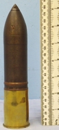 INERT DEACTIVATED. WW1 Austrian, 1918 Dated George Roth 37MM Trench Gun (3.7 cm Infanteriegeschütz M.15) (37x57R) High Explosive Bouncing Round. - O 1839 INERT DEACTIVATED. WW1 Austrian, 1918 Dated George Roth 37MM Trench Gun (3.7 cm Infanteriegeschütz M.15) (37x57R) High Explosive Bouncing Round. - O 1839  Other