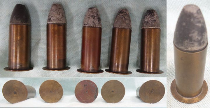 INERT DEACTIVATED. American, Original, .50-50 Maynard Cavalry Carbine Round. O 2313 INERT DEACTIVATED. American, Original, .50-50 Maynard Cavalry Carbine Round. O 2313 Various Other Ammunition