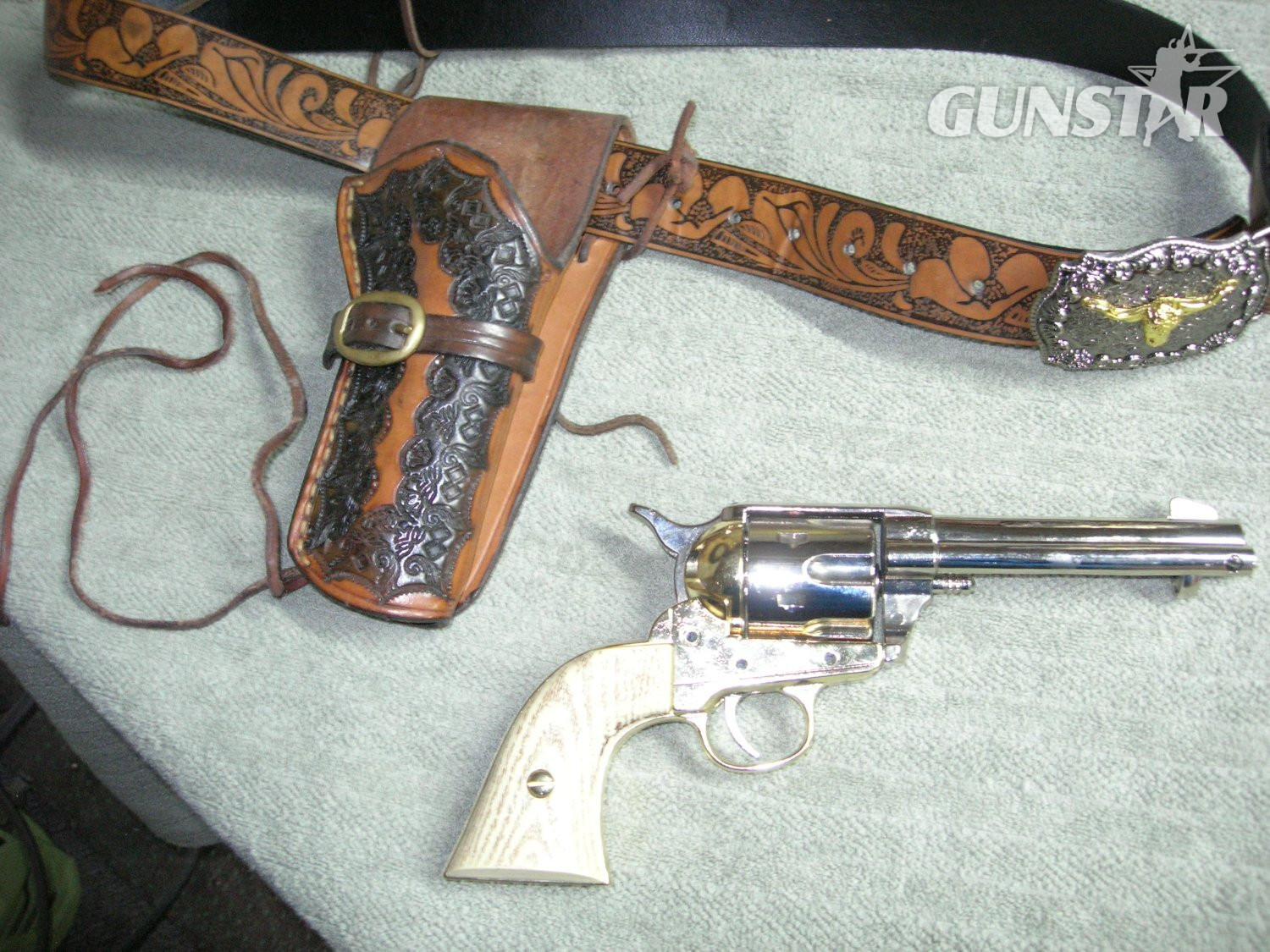 Kolser peacemaker replica+holster etc. 6 mm Revolver in 