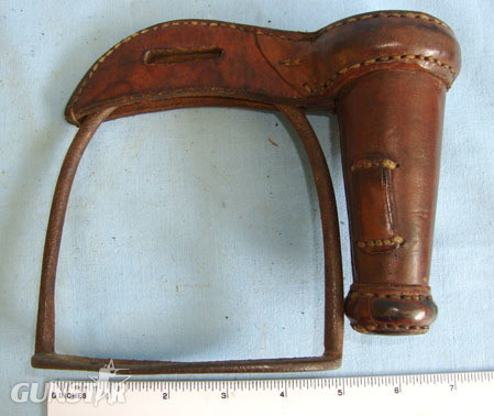 Stanley British WD Cavalry Leather Saddle Lance Bucket By Stanley & Sons With Original S Other Accessory in 