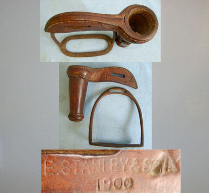  Stanley British WD Cavalry Leather Saddle Lance Bucket By Stanley & Sons With Original S Other Accessory
