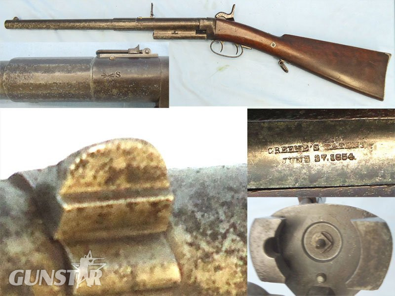 Greene British, Greene .54” Caliber Caping Breech Loading Capping Carbine. Sn - 22570 Single Shot .54 Cal Muzzleloader Rifle