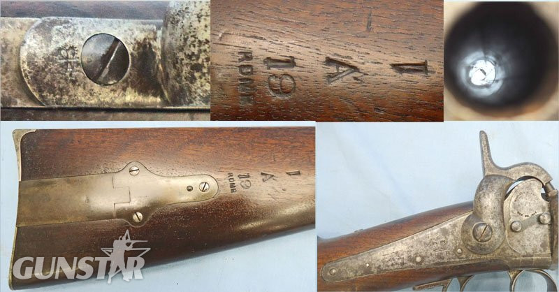  Greene British, Greene .54” Caliber Caping Breech Loading Capping Carbine. Sn - 22570 Single Shot .54 Cal Muzzleloader Rifle