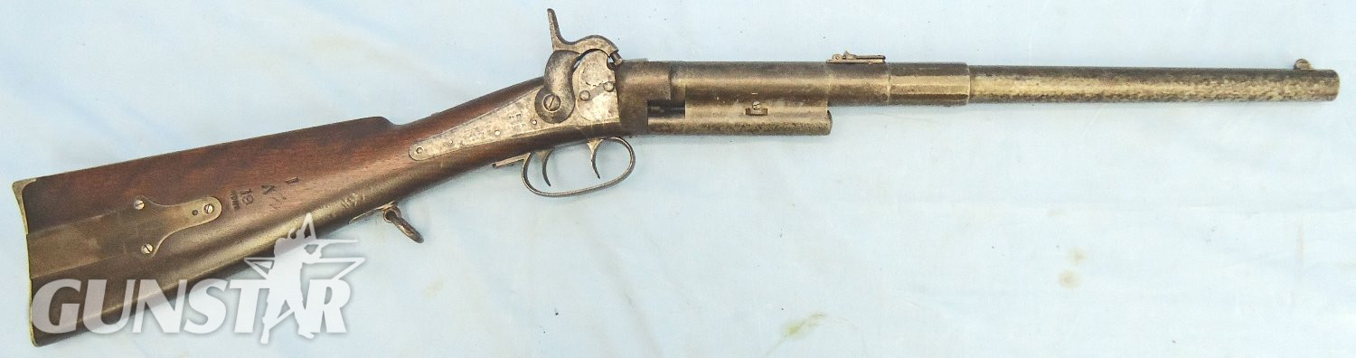 Greene British, Greene .54” Caliber Caping Breech Loading Capping Carbine. Sn - 22570 Single Shot .54 Cal Muzzleloader Rifle - {CATEGORY} in 