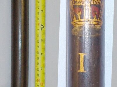 Large Victorian Police/ Magistrates Tip Staff Decorated To Fife (FI), Scotland With Queens Crown VR. Sn 11127. Large Victorian Police/ Magistrates Tip Staff Decorated To Fife (FI), Scotland With Queens Crown VR. Sn 11127. Antique & Militaria