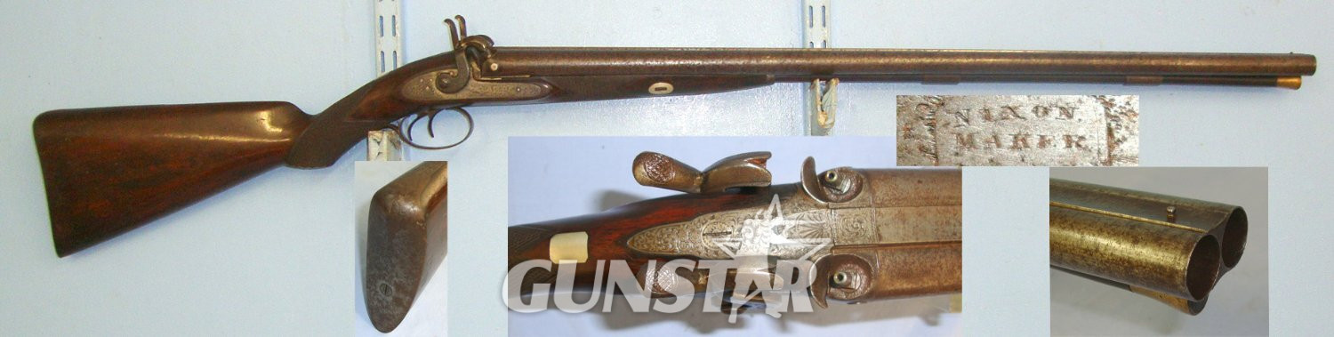 Nixon Muzzle Loading Percussion Sporting Shotgun. Sn 22619 Muzzleloader 13 Bore/gauge in 