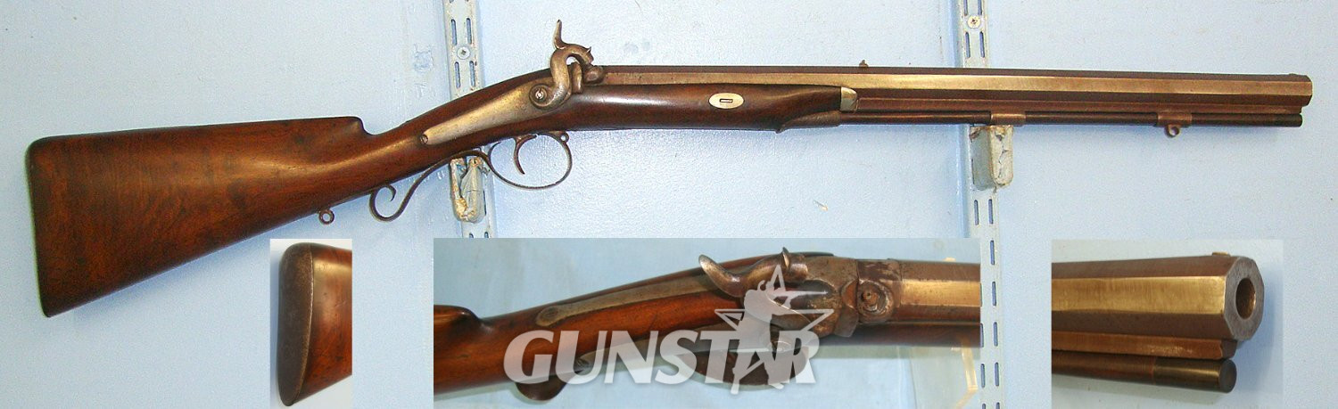 RARE**HEAVY OCTAGONAL BARREL**C1840 Canadian Form .45 Calibre Muzzle Carbine Size Percussion Buggy Rifle. Sn 23402 buggy rifle Muzzleloader .45 Rifle in 