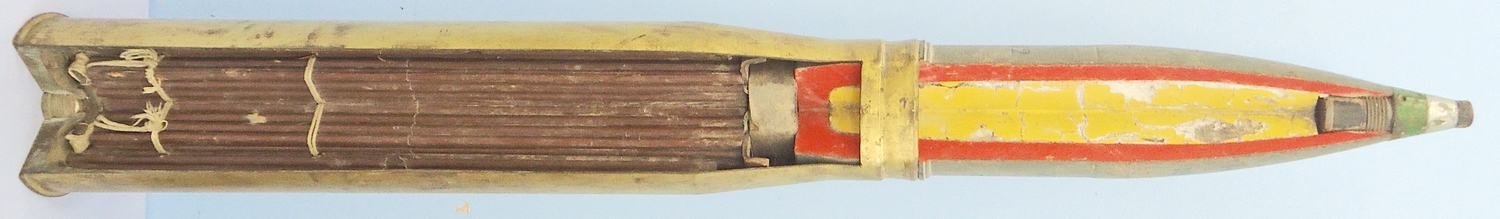 INERT DEACTIVATED. Russian, Unfired, Quarter Sectioned BS3, 100mm (100x693) Anti Tank Gun, High Explosive (H.E) Round. - O 2258 INERT DEACTIVATED. Russian, Unfired, Quarter Sectioned BS3, 100mm (100x693) Anti Tank Gun, High Explosive (H.E) Round. - O 2258  Other Ammunition - {CATEGORY} in 