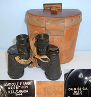 Canadian Research Enterprises Ltd **SCARCE** Officer\\\'s 1939 Pattern 1940 dated Leather Binocular Case and 1944 R.E.L. (Canadian Research Enterprises Ltd) WD 6 X 30 Magnification Binoculars With Neck Strap. OPT 833 OPT 833 **SCARCE** Officer\\\'s 1939 Pattern 1940 dated Leather Binocular Case and 1944 R.E.L. (Canadian Research Enterprises Ltd) WD 6 X 30 Magnification Binoculars With Neck Strap. OPT 833 OPT 833 Sight & Optic