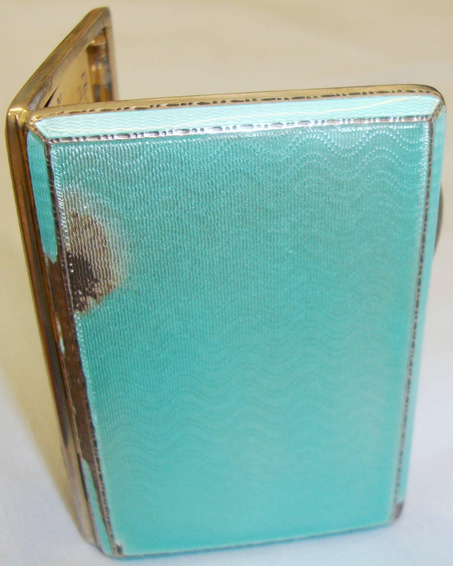  1932 Solid Silver & Enamel Polish Airborne Cigarette Case. MISC 113. 1932 Solid Silver & Enamel Polish Airborne Cigarette Case. MISC 113.  Antique & Militaria
