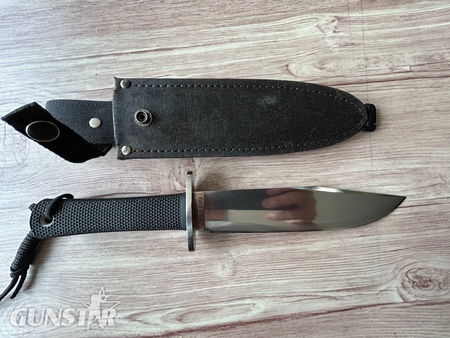 Cold Steel  Recon Scout Bowie VG-1 SAN MAI steel Kraton handle made by HATTORI Japan Hunting Knive in 