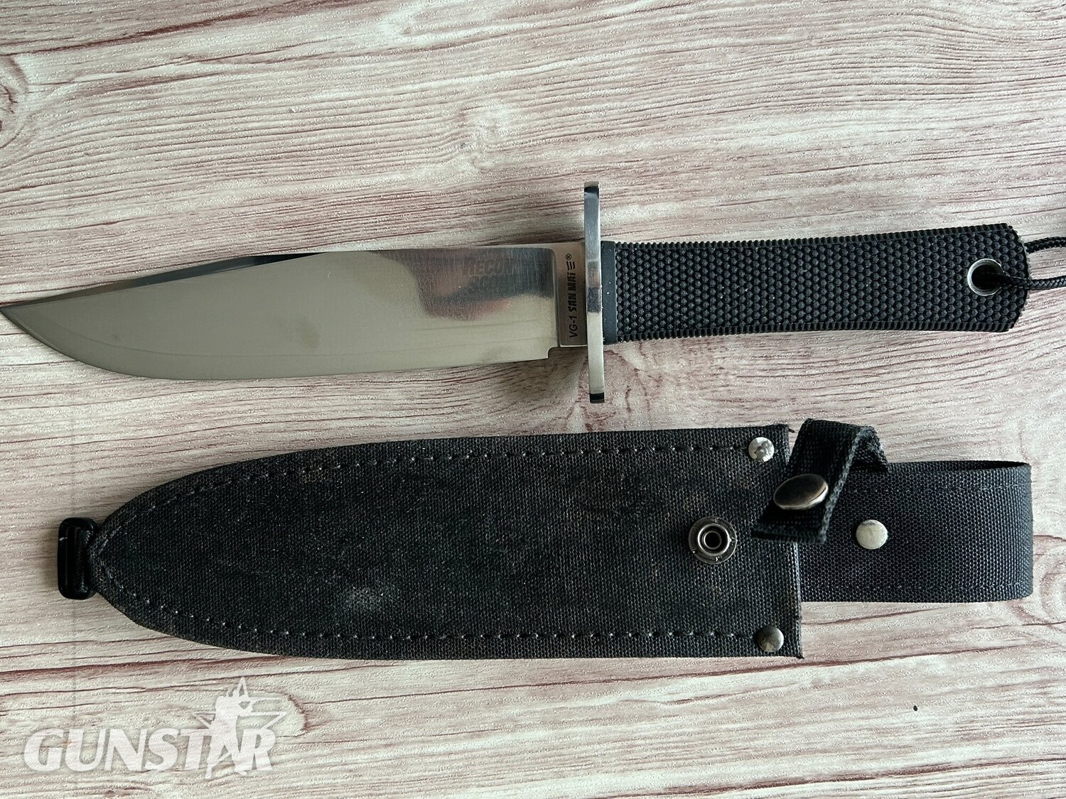 Cold Steel  Recon Scout Bowie VG-1 SAN MAI steel Kraton handle made by HATTORI Japan Hunting Knive