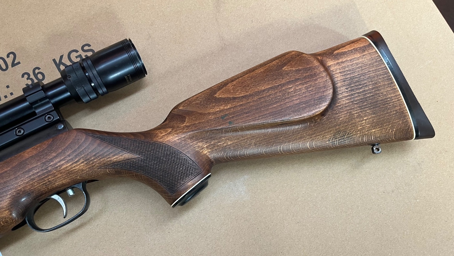 Weihrauch HW77 .22 air rifle with scope & bag  Weihrauch .22