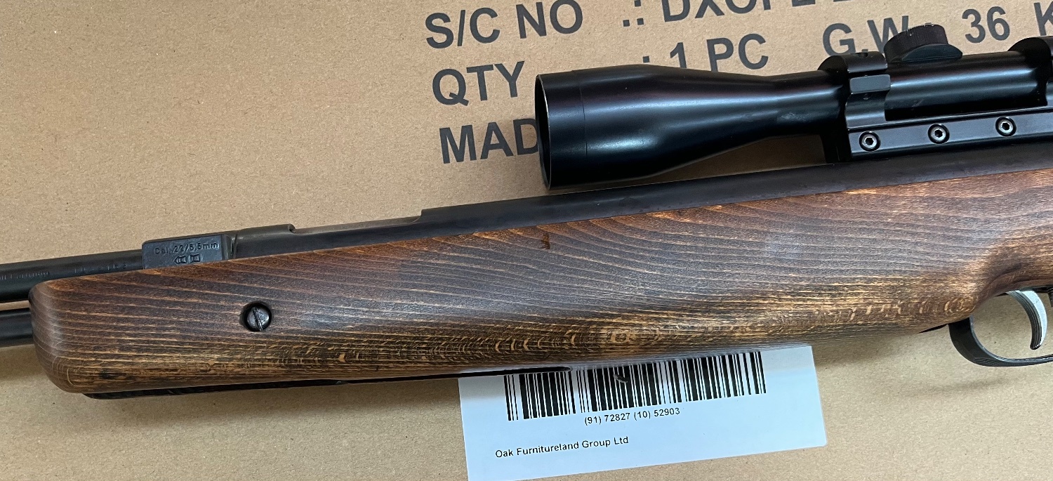  Weihrauch HW77 .22 air rifle with scope & bag  Weihrauch .22