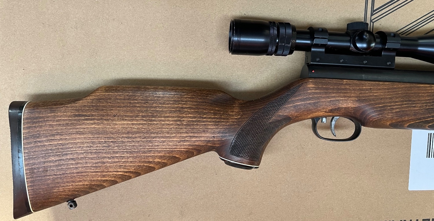 Weihrauch HW77 .22 air rifle with scope & bag  Weihrauch .22 - {CATEGORY} in 