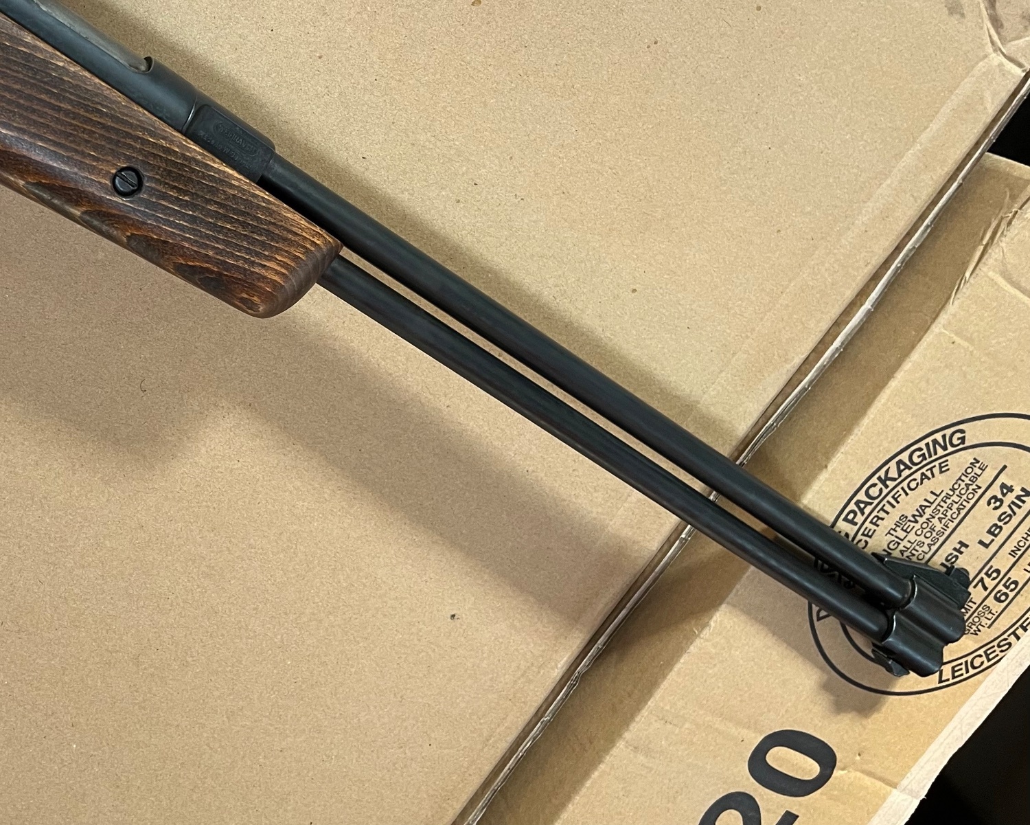Weihrauch HW77 .22 air rifle with scope & bag  Weihrauch .22 - {CATEGORY}