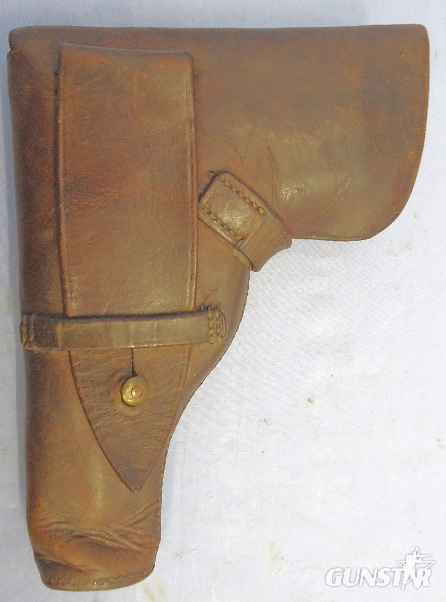 British WWI Period Leather Holster for the Webley .32 Semi Auto Pistol. - L 503 British WWI Period Leather Holster for the Webley .32 Semi Auto Pistol. - L 503 Care & Storage