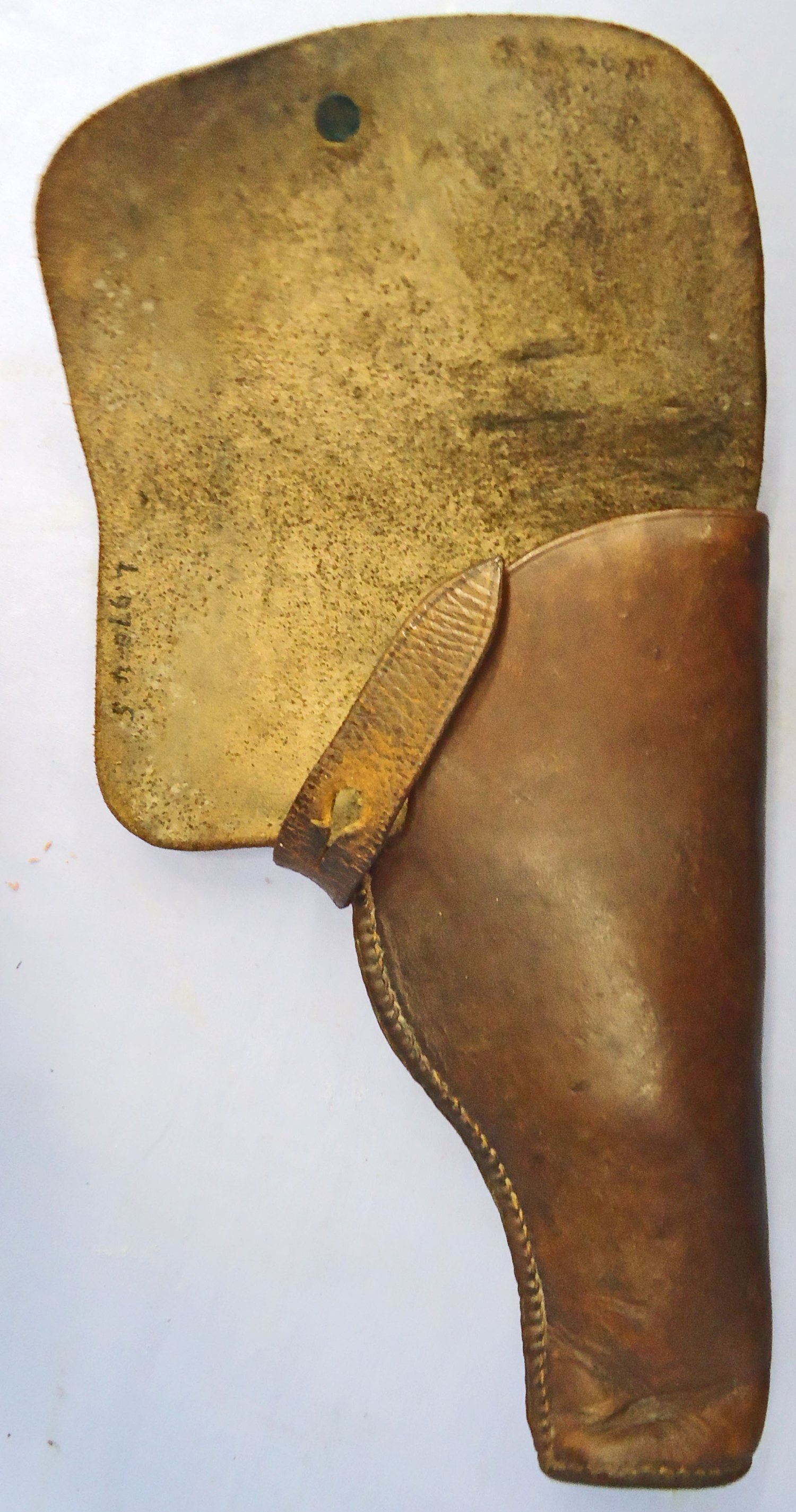  British WWI Period Leather Holster for the Webley .32 Semi Auto Pistol. - L 503 British WWI Period Leather Holster for the Webley .32 Semi Auto Pistol. - L 503 Care & Storage