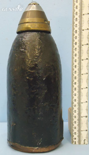 INERT DEACTIVATED. British Early WW1 4 Inch Light Trench Mortor With No. 31 Fuse INERT DEACTIVATED. British Early WW1 4 Inch Light Trench Mortor With No. 31 Fuse Antique & Militaria in 