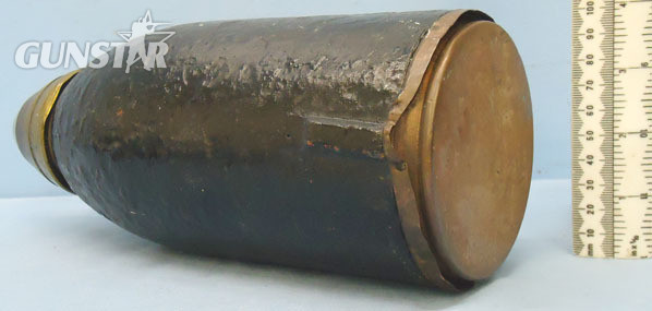 INERT DEACTIVATED. British Early WW1 4 Inch Light Trench Mortor With No. 31 Fuse INERT DEACTIVATED. British Early WW1 4 Inch Light Trench Mortor With No. 31 Fuse Antique & Militaria