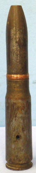 INERT DEACTIVATED. German, WW2, 1942 Dated 20 mm MK151/20 (20x82) Practice Cannon Round. - O 1876 INERT DEACTIVATED. German, WW2, 1942 Dated 20 mm MK151/20 (20x82) Practice Cannon Round. - O 1876  Other Ammunition - {CATEGORY} in 