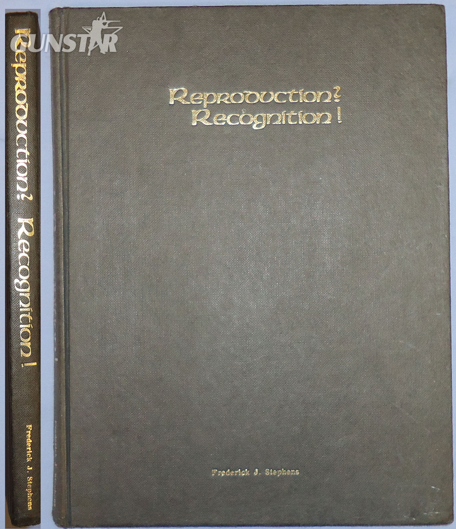 Scarce Signed 1st Edition* No58 of the first 100 Copies of Reproduction-Recognition by Fredrick J. Stephens. BO 463. Scarce Signed 1st Edition* No58 of the first 100 Copies of Reproduction-Recognition by Fredrick J. Stephens. BO 463. Other Accessory in 