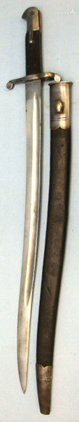 British 1858 Pattern Yataghan Sword Bayonet For 1858 Pattern Short Rifles And Le Bayonet in 