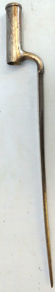 British 1802 New Land Pattern Socket Bayonet Converted To India Style Catch Bayonet