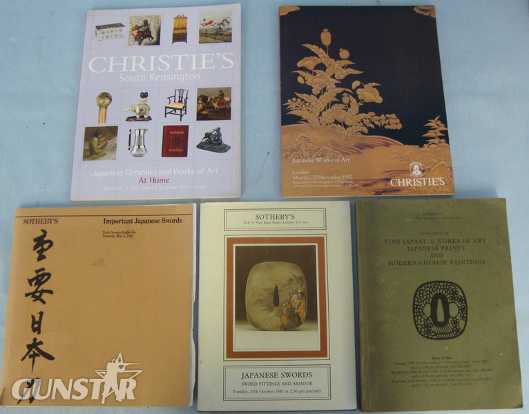 Reference catalogues relating to Japanese Swords/Armour/Ceramics and Art from Christies and Sotheby’s. BO 409. Reference catalogues relating to Japanese Swords/Armour/Ceramics and Art from Christies and Sotheby’s. BO 409. Other Accessory in 