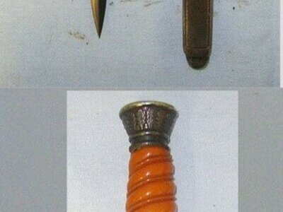 WW2 Era 1935 Pattern Puma Solingen, Nazi German Heer / Army Officer's Dagger & Scabbard. ED 3049 - Dagger