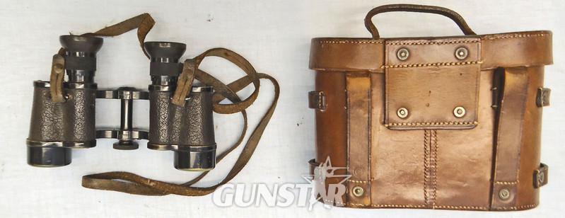 British WW1, 1918 Dated, Military Carl Zeiss, London Ltd., 6X Magnification Binoculars With Neck Strap and Fitted Leather Hard Case To R.W.Leckie. - OPT 830 British WW1, 1918 Dated, Military Carl Zeiss, London Ltd., 6X Magnification Binoculars With Neck Strap and Fitted Leather Hard Case To R.W.Leckie. - OPT 830 Sight & Optic