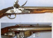 RARE**Napoleonic Battle Of Trafalgar Era**Georgian, English Board Of Ordnance Enfield Tower, Long Sea Service .577” Regulation Calibre, Flintlock Pistol With Belt Bar & Regulation Brass Fittings Including Cudgel Butt. Sn 23493 sea service .577 Muzzleloader