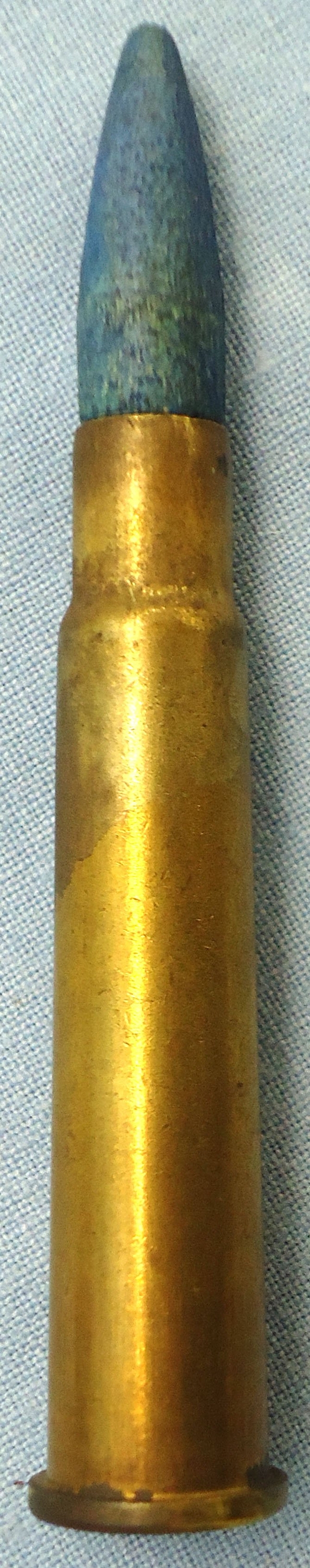 {CATEGORY} - INERT DEACTIVATED. British, Bren Gun Wooden Bulleted Blank Cartridge 10 Round, .303 Mark L10Z Bulleted Blanks Service Pack. O 2314 INERT DEACTIVATED. British, Bren Gun Wooden Bulleted Blank Cartridge 10 Round, .303 Mark L10Z Bulleted Blanks Service Pack. O 2314 Various Other Ammunition in 