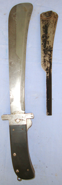  WW2 1945 British WD Joseph Westby Sheffield RAF Pilots & Air Crews Folding Machete / Fighting Knife With Blade Guard Other Blade