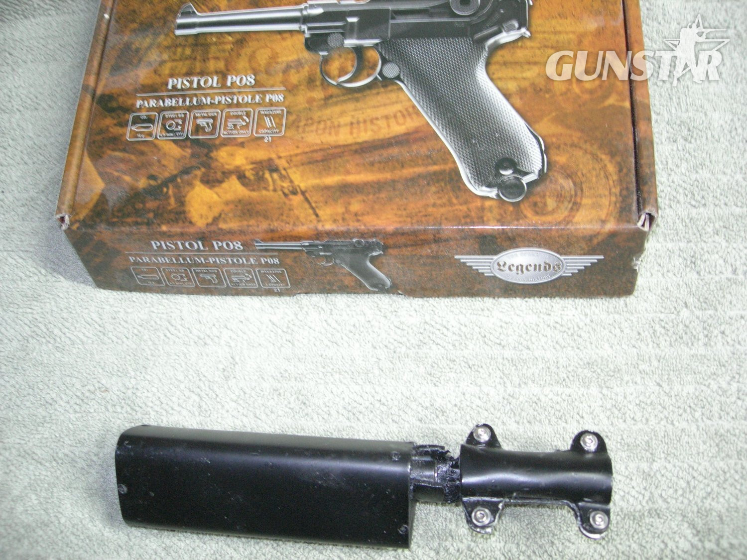 Umarex P08 Luger (non-blowback) 4.5mm 