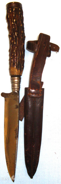  WWI German Officers ‘Private Purchase’ Trench Dagger and Sheath by H.Böker & Co. 19357. Dagger