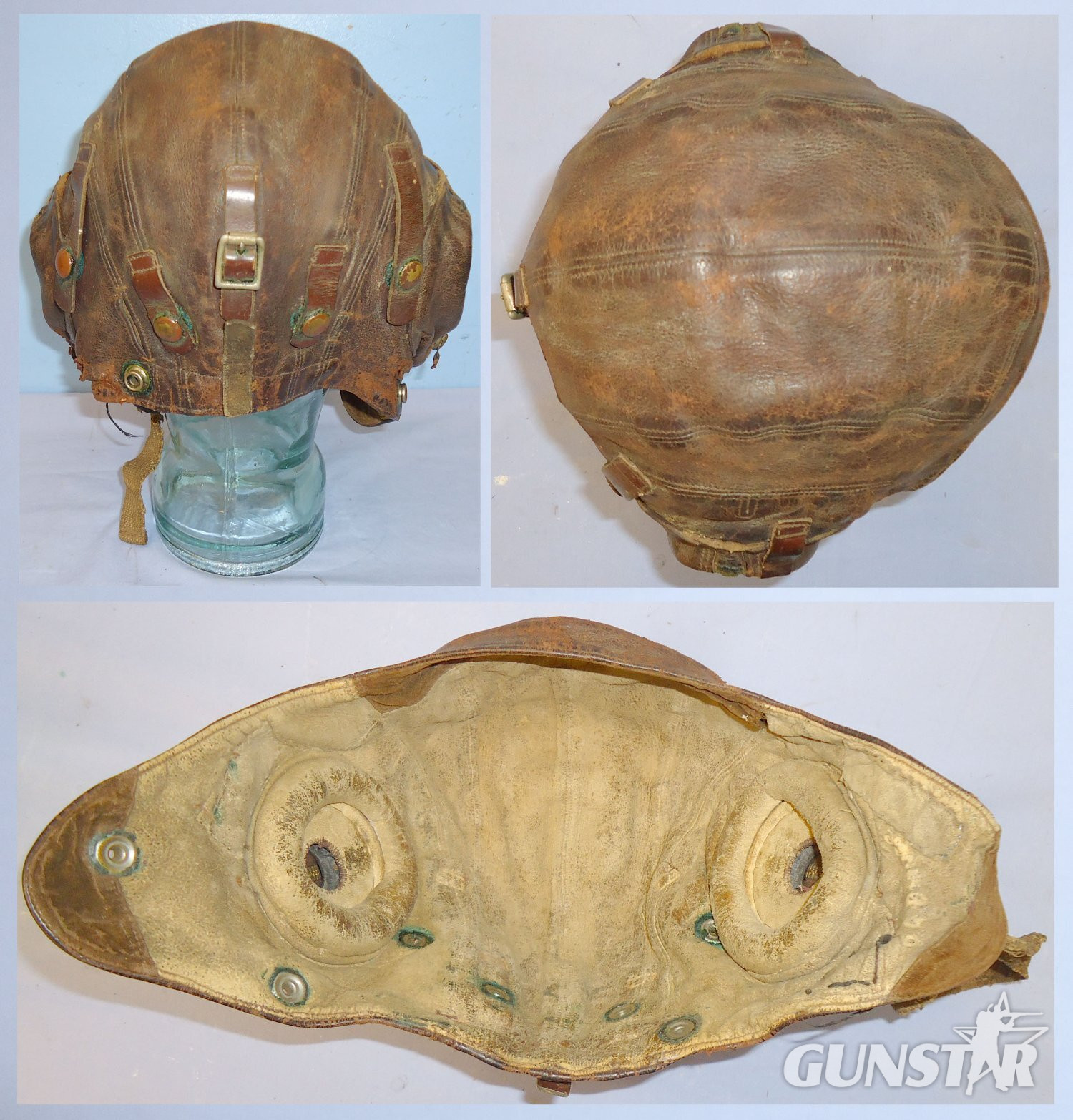  WWII Royal Navy Fleet Air Arm Second Pattern Type C Pilots Flying Helmet. 21667. WWII Royal Navy Fleet Air Arm Second Pattern Type C Pilots Flying Helmet. 21667.   Antique & Militaria